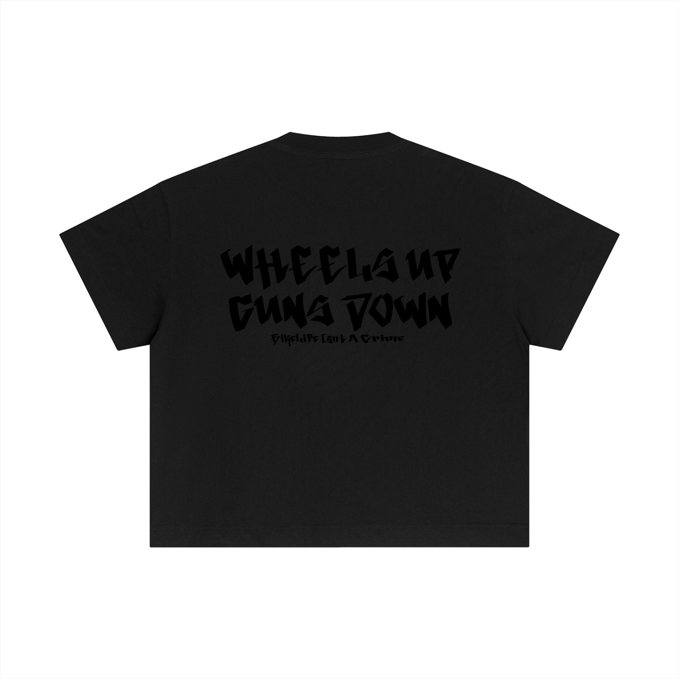 Wheels Up Guns Down Tee